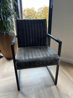 Eetkamerstoelen, Huis en Inrichting, Ophalen, Gebruikt, Industriele, Leer
