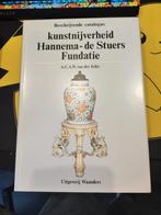 Kunstnijverheid Hannema-de Stuers Fundatie Catalogus, Ophalen of Verzenden, Gelezen, A.C.A.W. van der Feltz, Catalogus