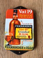 Vat 19 Rum emaille reclamebord, Ophalen of Verzenden, Zo goed als nieuw, Reclamebord