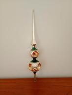 Antieke vintage glazen piek voor in de kerstboom, Diversen, Kerst, Ophalen