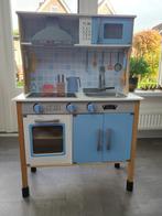 Houten speelkeukentje met toebehoren, Kinderen en Baby's, Speelgoed | Speelkeukens, Ophalen, Gebruikt, Hout, Speelkeuken
