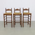 3x Vintage Barkruk Bulthaup, 1970s, Huis en Inrichting, Ophalen, Gebruikt, Hout, X