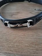 Zwarte leren riem, maat 75, nieuw!, Dames, Dressuur, Nieuw, Ophalen of Verzenden