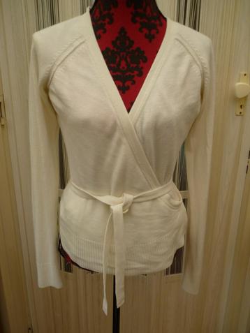 Vest H&M maat L wit overslagvest (42/44) beschikbaar voor biedingen