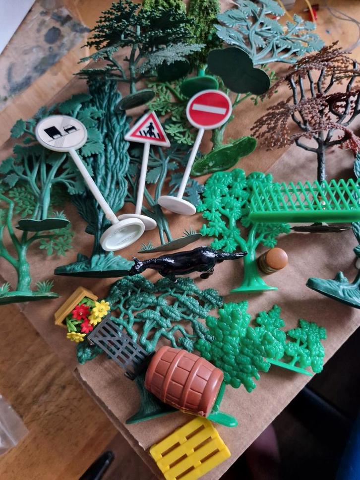Miniatuur Landschap Accessoires, Hobby en Vrije tijd, Modelbouw | Figuren en Diorama's, Gebruikt, Figuur of Figuren, 1:50 of kleiner
