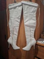 Pleaser overknee laarzen wit, Ophalen of Verzenden, Zo goed als nieuw, Wit, Hoge laarzen