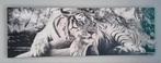 Schilderij Witte Tijger, Huis en Inrichting, Woonaccessoires | Schilderijen, Tekeningen en Foto's, 125 cm of meer, Ophalen of Verzenden
