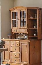 mooie complete houten buffetkast, Huis en Inrichting, Kasten | Buffetkasten, Ophalen, Minder dan 50 cm, Zo goed als nieuw, Minder dan 100 cm