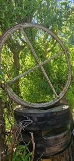 Prachtig rond kantelbaar stalraam (diameter 65 cm) brocante, Gevelraam of Ruit, Gebruikt, Minder dan 80 cm, Minder dan 80 cm