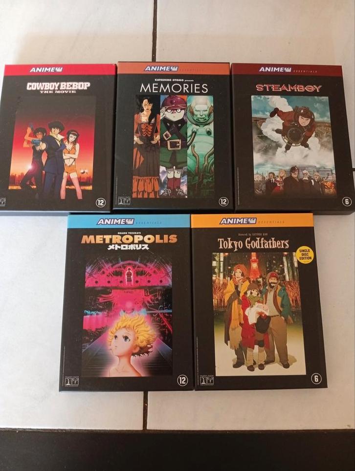 Anime Essentials Collectie - 5 Films Boxset, Cd's en Dvd's, Dvd's | Tekenfilms en Animatie, Zo goed als nieuw, Anime (Japans)