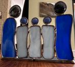 Gezin 5 personen glas in lood, Antiek en Kunst, Kunst | Beelden en Houtsnijwerken, Ophalen of Verzenden