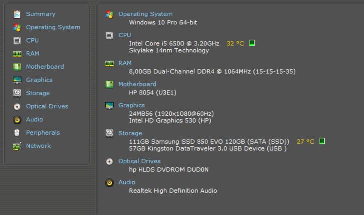 HP EliteDesk 800 G2 SFF, Computers en Software, Desktop Pc's, Refurbished, 3 tot 4 Ghz, SSD, 8 GB, Met monitor, Ophalen of Verzenden