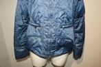 Peuterey ijs blauwe jas lichte glans over de stof merk mouw, Kleding | Dames, Jassen | Winter, Maat 46/48 (XL) of groter, Gedragen