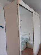 Kleding-/linnenkast 205x60x220cm, 2 schuifdeuren, Ophalen, 200 cm of meer, Zo goed als nieuw, 200 cm of meer