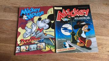 Mickey mouse maandblad nr 1 en 2 (complete serie) uit 1989 beschikbaar voor biedingen