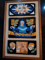 Prachtig herinneringsbord, cloisonne tableau, Ophalen of Verzenden