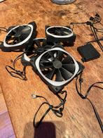 Nzxt set - waterkoeling - fans - rgb hub - fan splitter, Computers en Software, Computerkoelers, Ophalen, Zo goed als nieuw, Waterkoeling