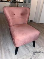 Roze fauteuil van Leen Bakker, Huis en Inrichting, Ophalen, Minder dan 75 cm, Zo goed als nieuw, Stof