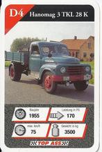 D4 --kw2028 autokaartje hanomag 3 tkl 28 k, Ophalen of Verzenden, Zo goed als nieuw, Auto's
