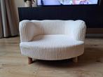 Teddy rib huisdierenfauteuil - taupe, Huis en Inrichting, Banken | Sofa's en Chaises Longues, Ophalen, Nieuw, Eenpersoons, Minder dan 150 cm