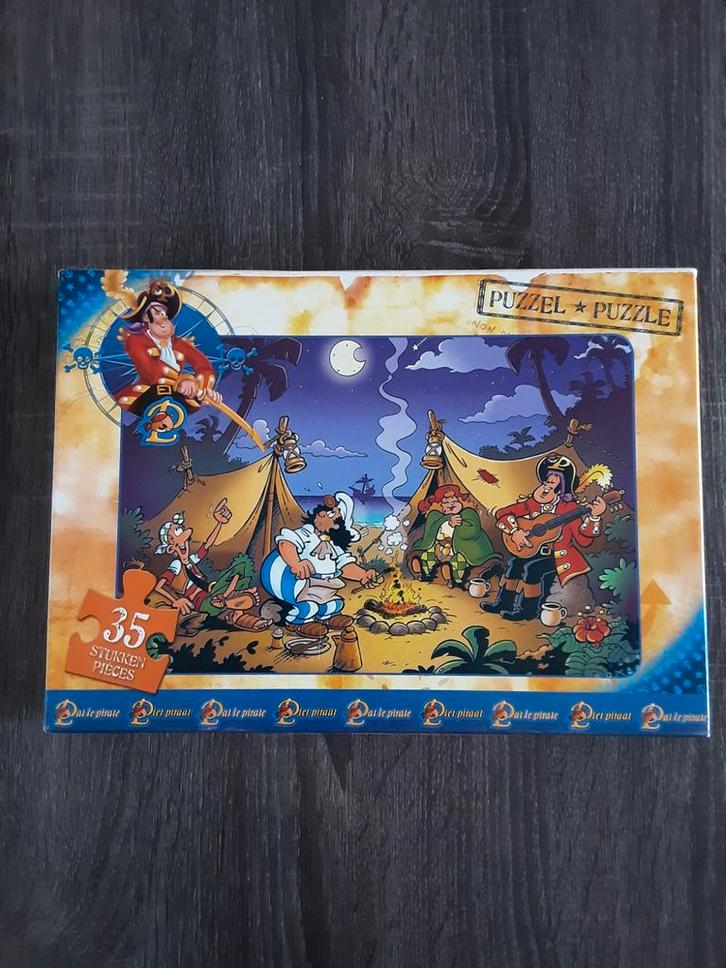 Piraten Puzzel - 35 Stukjes - Compleet, Kinderen en Baby's, Speelgoed | Kinderpuzzels, Zo goed als nieuw, 2 tot 4 jaar, 10 tot 50 stukjes