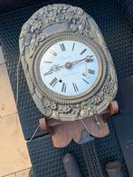 Antieke comtoise klok met belslag houten kast, Antiek en Kunst, Ophalen