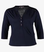 Anna field longsleeve shirt blouse blauw mt 36 / s zgan, Blauw, Ophalen of Verzenden, Lange mouw, Zo goed als nieuw