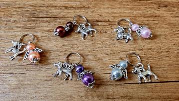 Hanger Hondje penning halsband met beschermengeltje beschikbaar voor biedingen