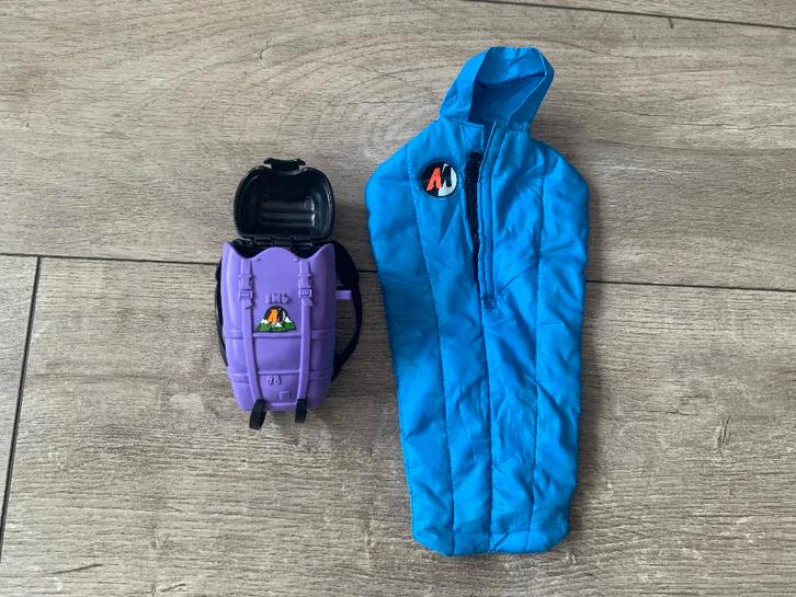 Action Man Base Camp Survival Actionman Backpack slaapzak, Kinderen en Baby's, Speelgoed | Actiefiguren, Zo goed als nieuw, Ophalen of Verzenden