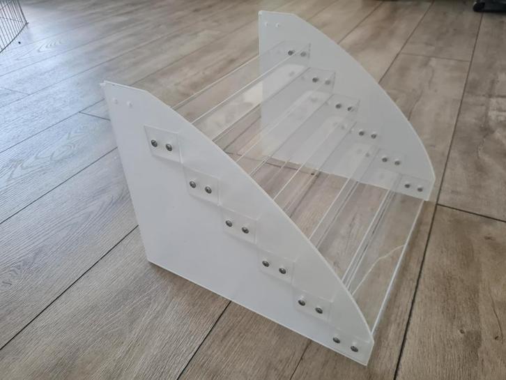 Nagellak Rek - Transparant Acryl, Huis en Inrichting, Woonaccessoires | Wandplanken en Boekenplanken, Zo goed als nieuw, Ophalen