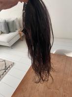 Human hair micro ring extensions dark brown!, Ophalen of Verzenden, Zo goed als nieuw, Pruik of Haarverlenging