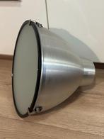 Industriële hanglamp 43cm diameter, Ophalen, Gebruikt, Glas, Minder dan 50 cm