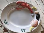 Grote Italiaanse visschaal 45cm bij 35 cm, Huis en Inrichting, Keuken | Servies, Ophalen, Overige stijlen, Aardewerk, Schaal of Schalen