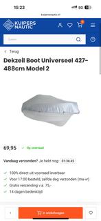 Universeel dekzeil voor boten van 427 tot 488cm x 229cm, Ophalen of Verzenden, Zo goed als nieuw