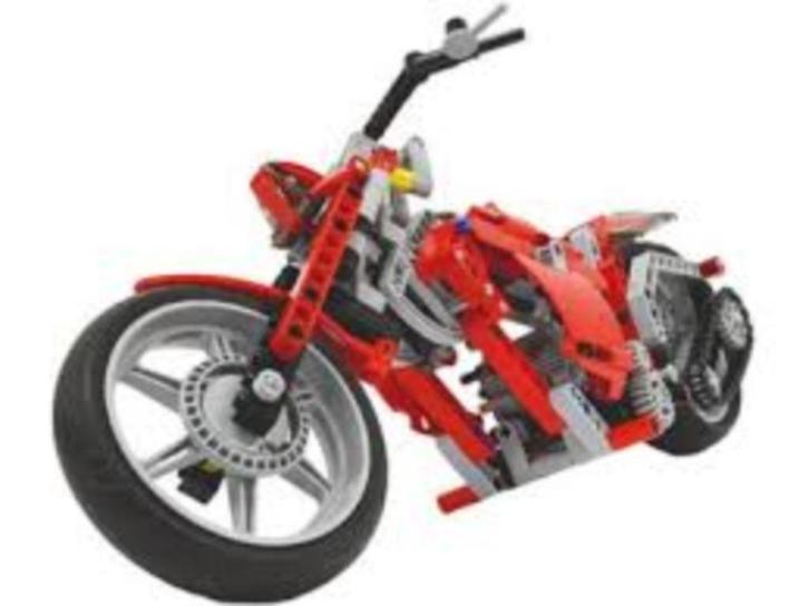 Lego Technic 8420 Rode Motor, Kinderen en Baby's, Speelgoed | Duplo en Lego, Zo goed als nieuw, Lego, Complete set, Ophalen of Verzenden