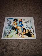 Spice Girls Gesigneerde Foto, Ophalen of Verzenden, Zo goed als nieuw, Foto of Kaart, Gesigneerd