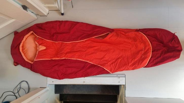 Vaude Alpli Adjust 400 SYN kinderslaapzak (verstelbaar), Caravans en Kamperen, Slaapzakken, Zo goed als nieuw, Ophalen