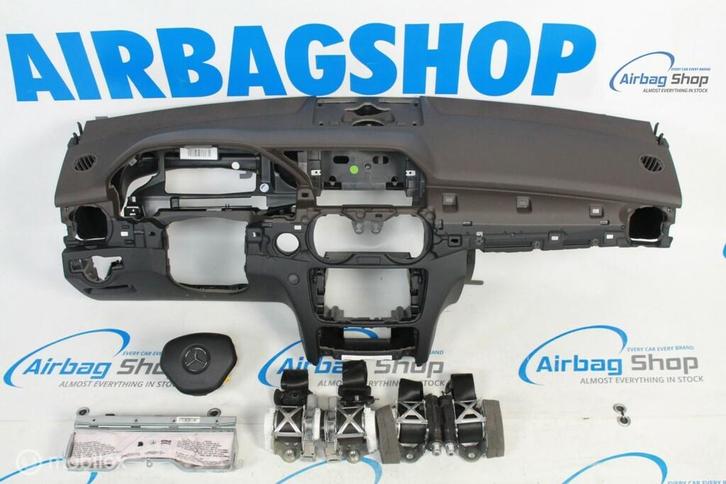 Airbag set - Dashboard bruin MB GLK facelift (2013-heden), Auto-onderdelen, Dashboard en Schakelaars, Gebruikt, Ophalen of Verzenden