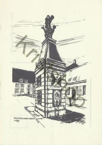 Goes- pomp - pentekening  [KRST009-1497 beschikbaar voor biedingen