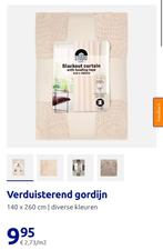 2 stuks Action gordijn gezocht!, Huis en Inrichting, Ophalen, 100 tot 150 cm, 200 cm of meer, Beige