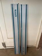 2x Makita Geleiderail 150cm + Koppelstrips, Doe-het-zelf en Verbouw, Gereedschap | Zaagmachines, Ophalen, Gebruikt, Invalzaag