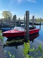 Te koop: Motorboot met stuur, motor en trailer, Watersport en Boten, Ophalen, Zo goed als nieuw, Minder dan 70 pk, 3 tot 6 meter