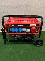 Nieuwe Huttenberg H8500w verrijdbare noodstroom aggregaat, Doe-het-zelf en Verbouw, Aggregaten, Ophalen, Huttenberg, Geluidgedempt