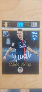 Marco Verratti Signature, Verzamelen, Sportartikelen en Voetbal, Ophalen of Verzenden, Zo goed als nieuw, Buitenlandse clubs, Spelerskaart