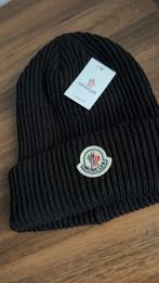 Zwarte Moncler muts, Kleding | Heren, Verzenden, Zo goed als nieuw, Overige maten, Muts