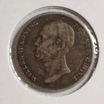 Fraaie Zilveren Halve (1/2) Gulden 1848 Willem II, ½ gulden, Verzenden, Zilver, Losse munt