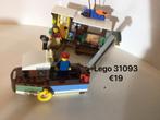 Lego 31093 Rivierboot met huis, Ophalen of Verzenden, Zo goed als nieuw, Complete set, Lego