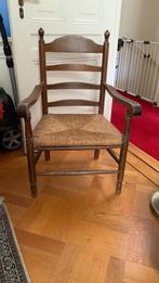 Antieke rieten stoel, Antiek en Kunst, Ophalen