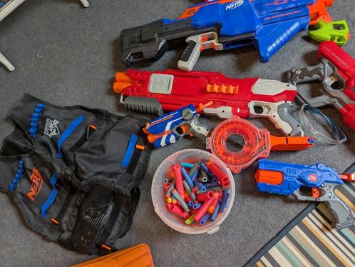 nerf, Kinderen en Baby's, Speelgoed | Buiten | Actiespeelgoed, Gebruikt, Ophalen