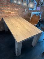Eettafel 160 x 90, Ophalen, 50 tot 100 cm, Zo goed als nieuw, Vijf personen of meer